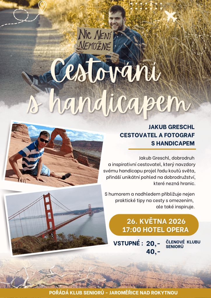 Beseda cestovatelska | Městské kulturní středisko Jaroměřice nad Rokytnou