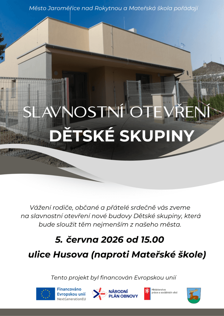 detska skupina 2026 | Městské kulturní středisko Jaroměřice nad Rokytnou