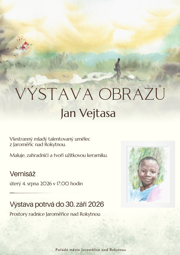 Vystava obrazu Vejtasa 2026 | Městské kulturní středisko Jaroměřice nad Rokytnou